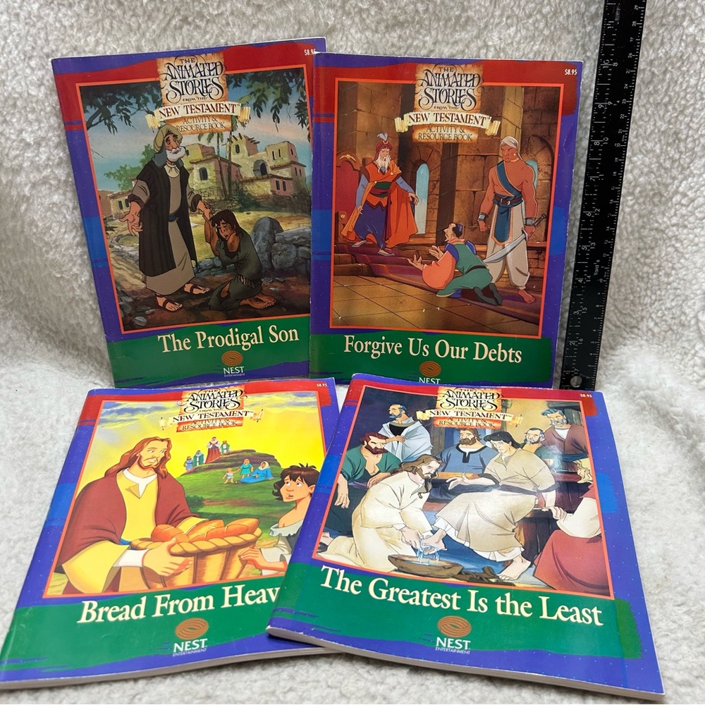 Book of Mormon New Testament activity & resource books 12 in set 90's vintage